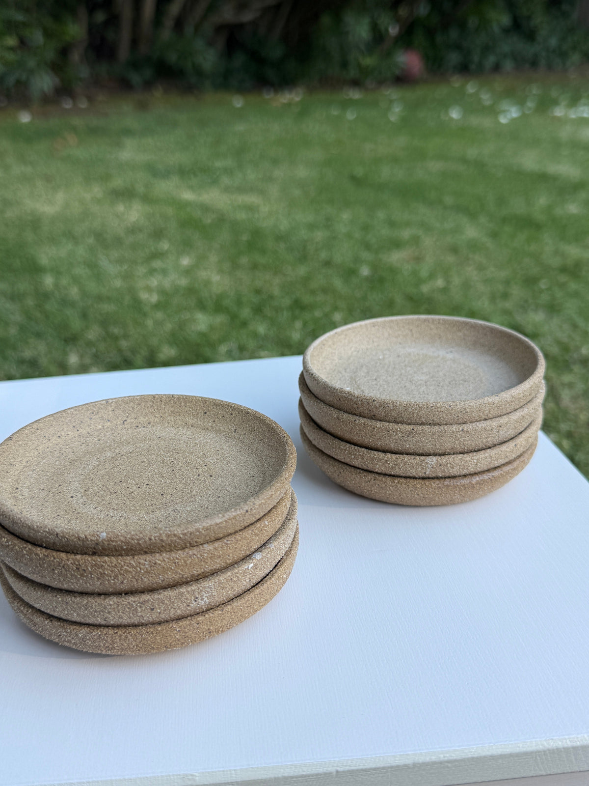 Raw Clay Coasters