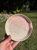 White and Pink Spoon Rest