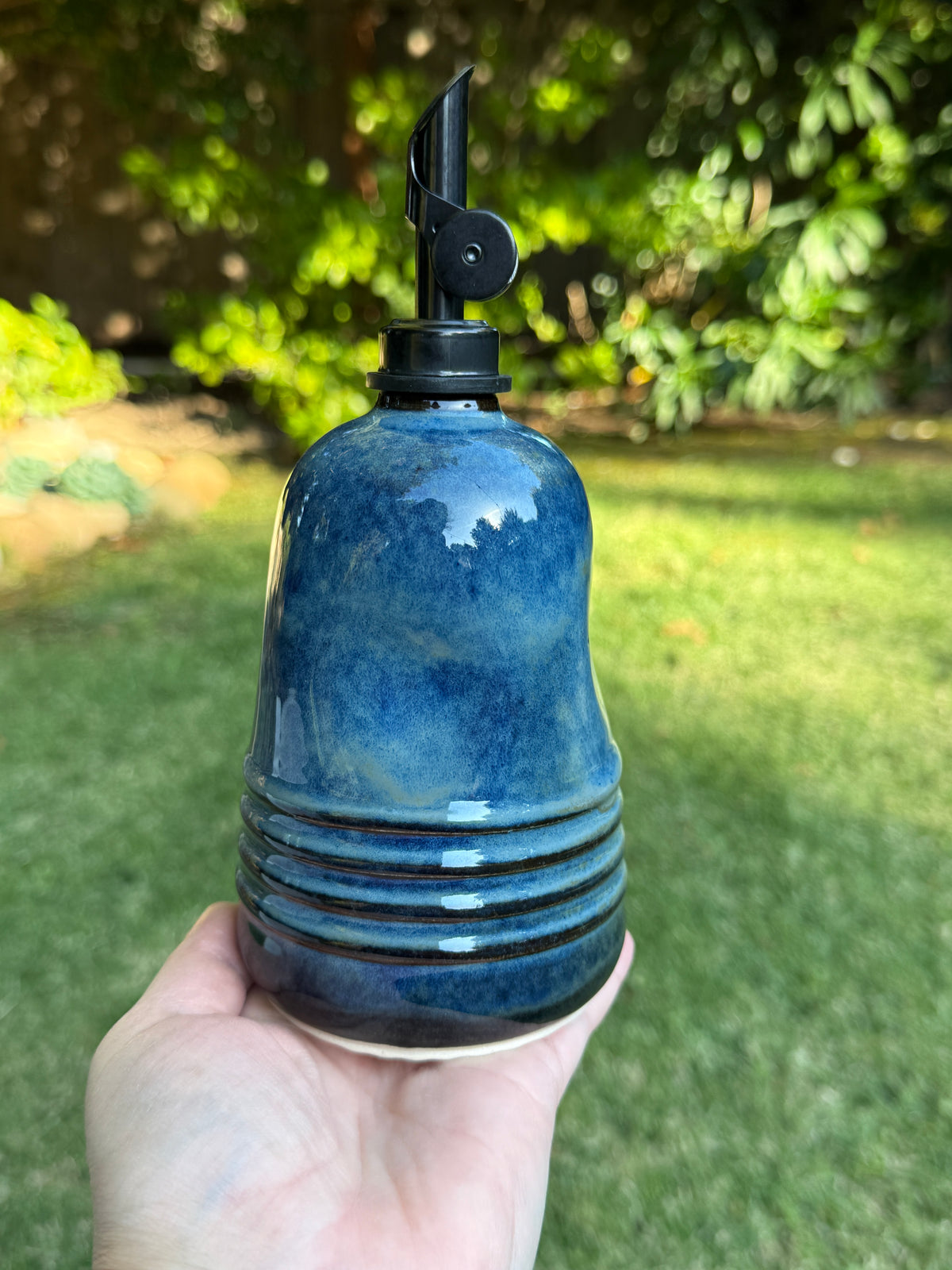 Navy Oil Bottle