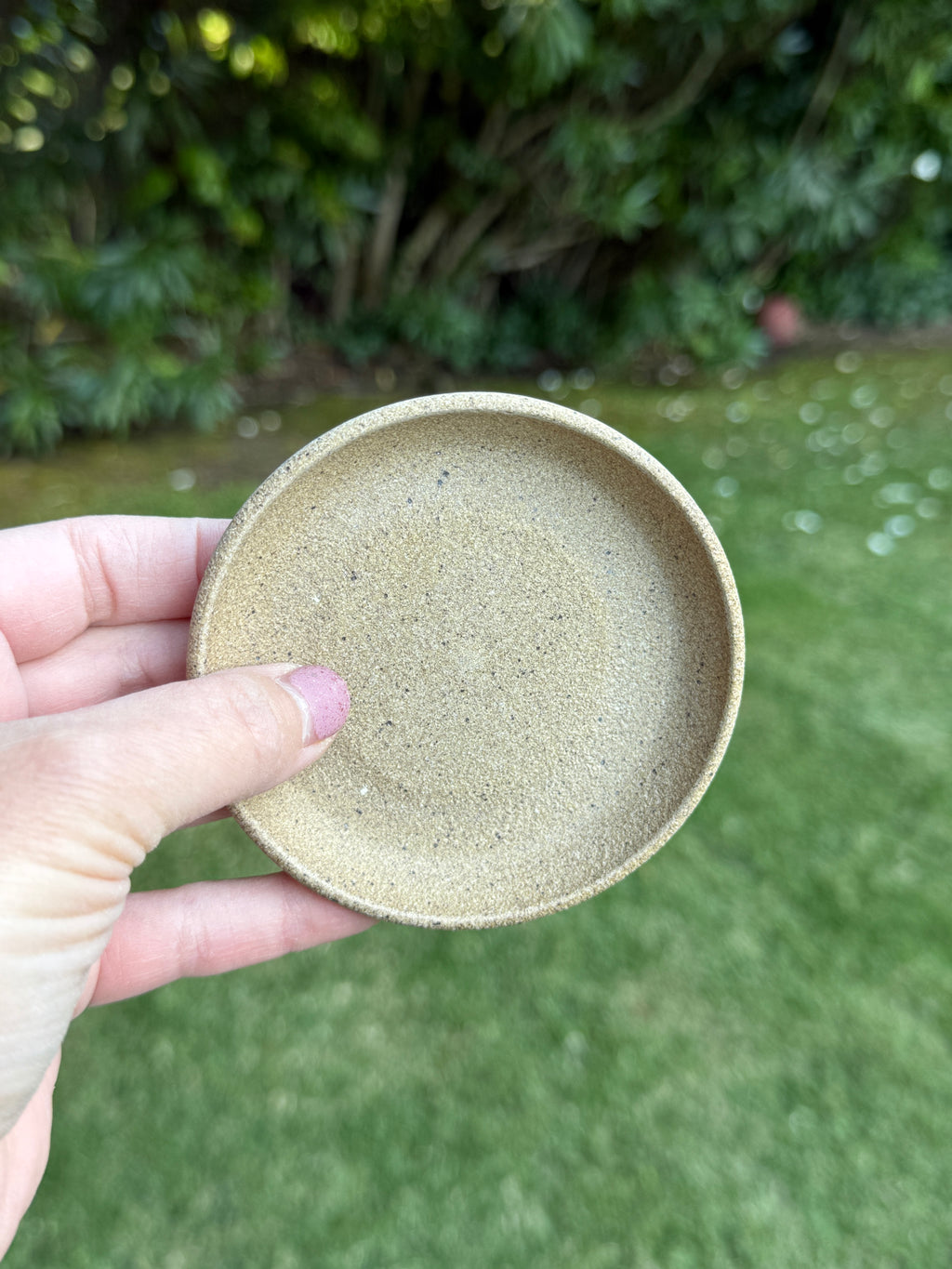Speckled Raw Clay Coasters