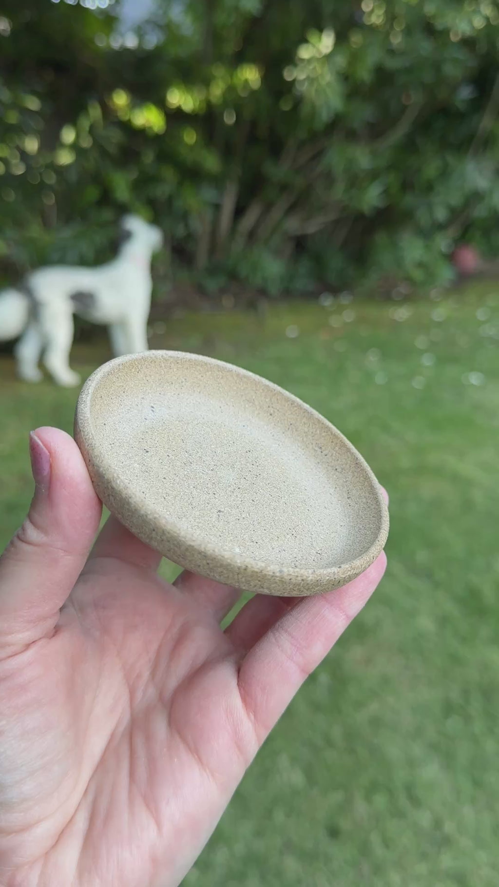 Speckled Raw Clay Coasters