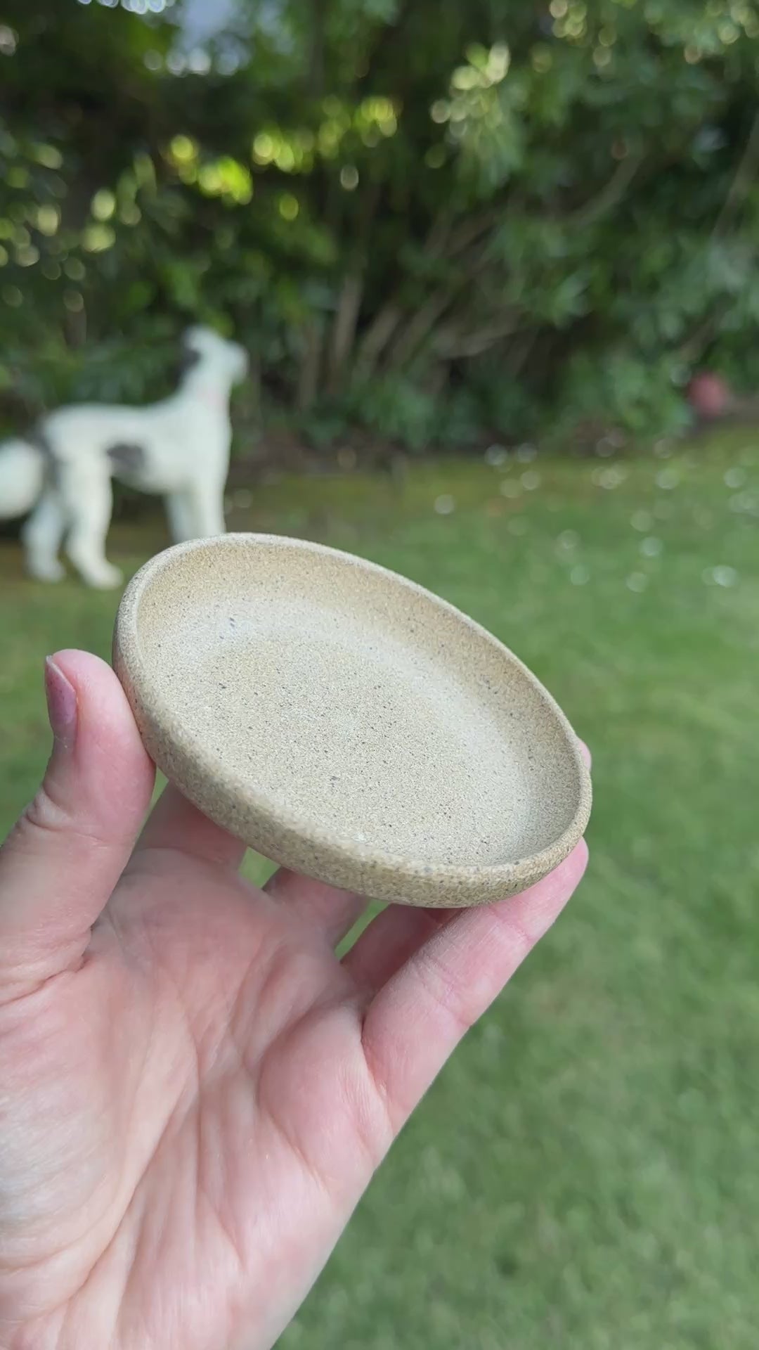 Speckled Raw Clay Coasters