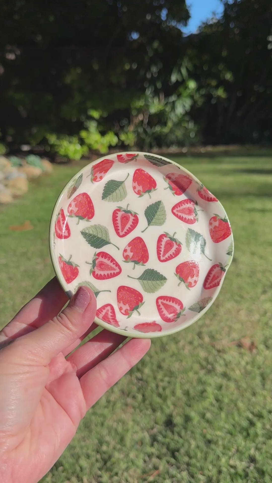 Strawberry Spoon Rest